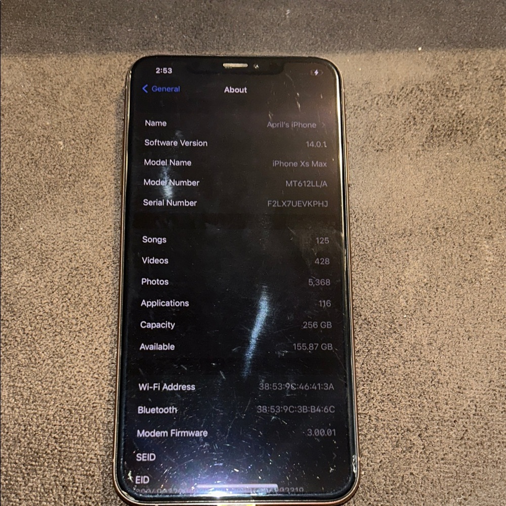 Apple iPhone 256GB AT&T - Picture 3 of 5
